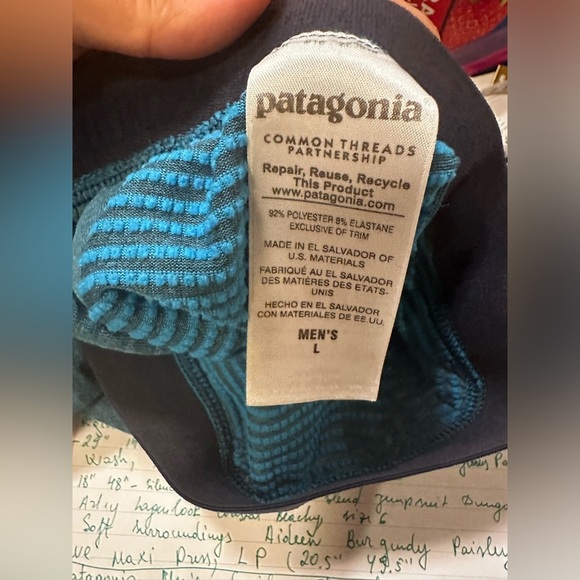 Patagonia Men’s Capilene Thermal Weight Bottoms in blue , size Large - Picture 8 of 8